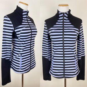 LULULEMON Forme Jacket Purple Black Stripe Workout